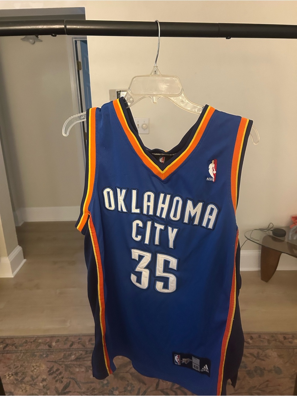 Oklahoma City Thunder #35 Blue Basketball Jersey Kevin Durant